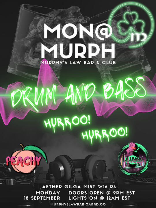 9-18-23 Drum and Bass Hurroo! Hurroo!